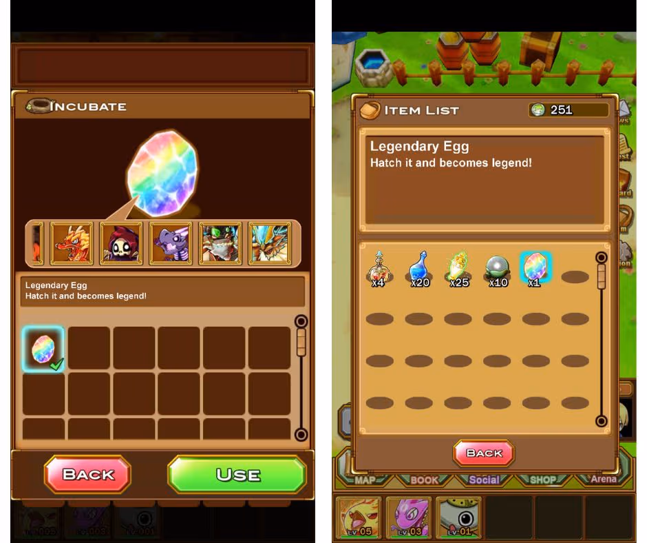 Tài khoản Bulu Monster khởi đầu Random